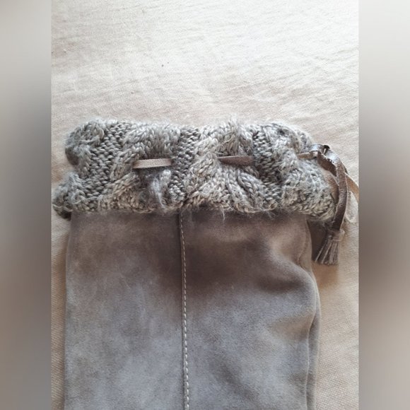 Dr. Scholl's Suede Wedge Boots - Picture 2 of 4